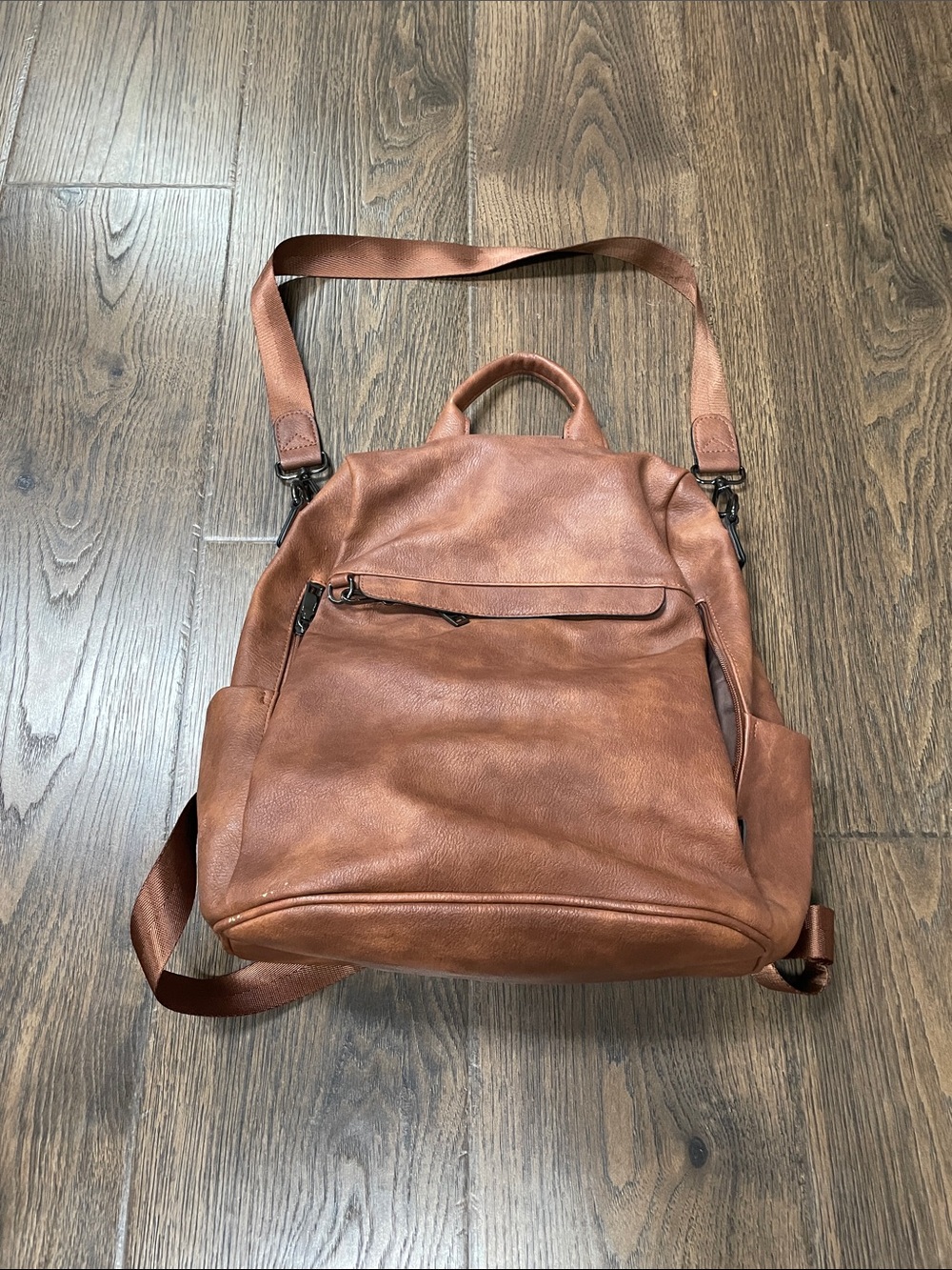 Brown Leather Backpack - Classic Everyday Carry